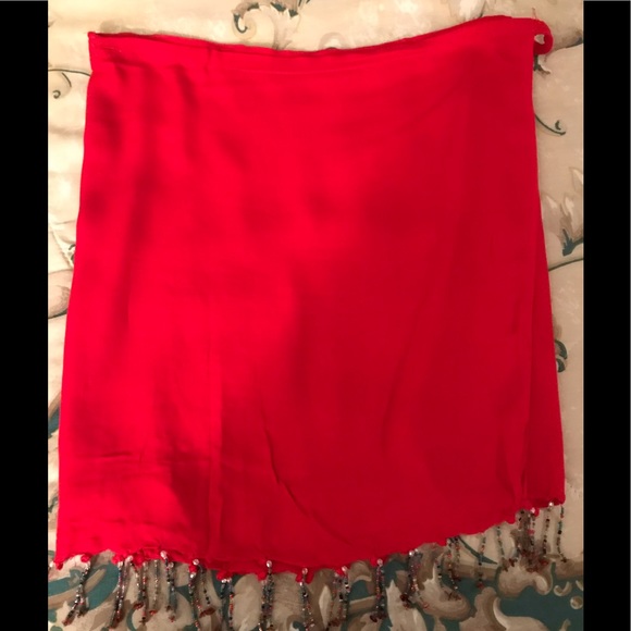 Set of 2 Wrap Around Sarongs with Beads - Picture 5 of 8